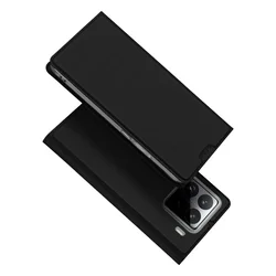 DUX DUCIS Skin Pro – glatka kožna preklopna maska za XIAOMI 15 PRO crna