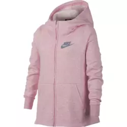 Nike G NSW HOODIE FZ PE, otroška jopa, roza