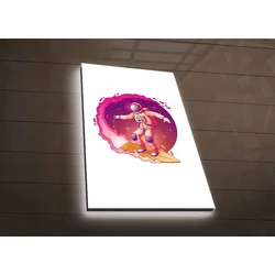 Zidna slika sa LED rasvjetom NASA-043, 45x70 cm