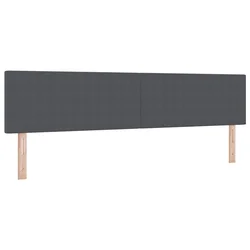 Uzglavlje Tamno siva 200 cm Kordura tekstil