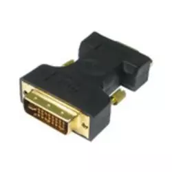 Adapter DVI-I (M) - VGA (F) crni