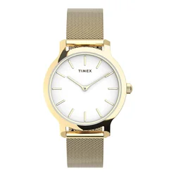Ročna ura Timex Transcend TW2U86800 Gold/White
