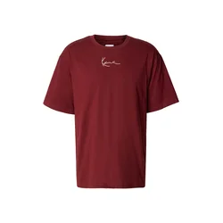 Karl Kani Majica Essential temno rdeča / bela