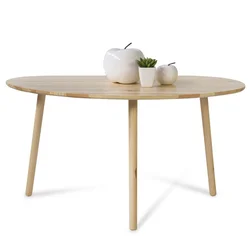 Homestyle4U Stranska mizica, 84x50x43,5 cm, rjava