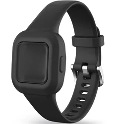 GS Silikonski trak za Garmin Vivofit Jr 3, črn