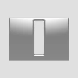 05 320 81 0000: SANIT okvir za tipko BRIGHT, krom