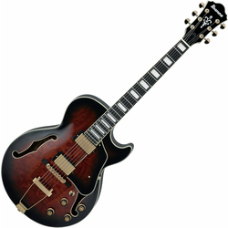 Ibanez AG95QA Dark Brown Sunburst