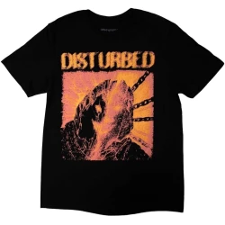 Disturbed Majica European Tour 23 Split Face Unisex Black M
