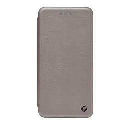Maska na preklop Teracell Flip Premium za Lenovo Vibe C2, Srebrna