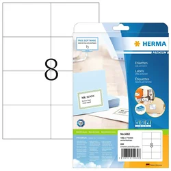 Herma etikete 105x74 A4/8 1/25 bela ( 02H5062 )