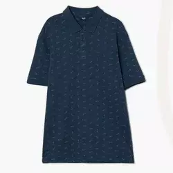 Cropp - Polo majica s printom - navy