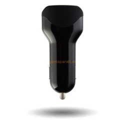 Pama avtopolnilec 12/24V UNIVERZALNI črn z dvojnim USB izhodom Quick Charge 3.0