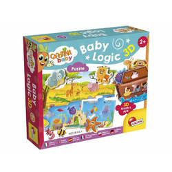 shumee Carotina Baby Logic 3D živali. 92536 LISCIANI