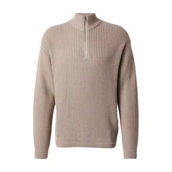 JACK & JONES Pulover JJKaito greige