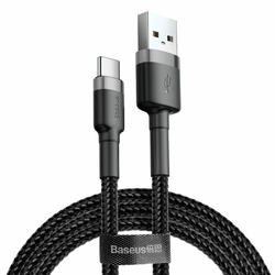 Kabel Baseus Cafule kabel USB-C 2A 2m (siv + črn)