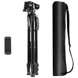 Puluz Tripod with 3D 360° head + phone holder PU3096B