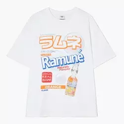 Cropp - Bela majica s printom Ramune - white