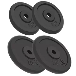 Den Uteži 4 kosi 2x10kg+2x5 kg lito železo