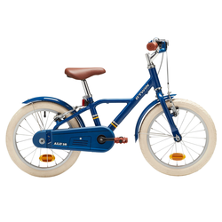 Gradski bicikl 900 16 dječji 4-6 godina aluminijski plavi