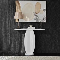 Hanah Home Komoda Ellittica 100x81x30cm Bela