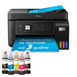 EPSON L5310 EcoTank 4in1 print-scan-copy-fax, Color, A4, 5760X1440, Wi-Fi, LAN, ADF, LCD, Manual Duplex