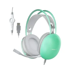 AULA Slušalice S505 Cyan, USB 2.0
