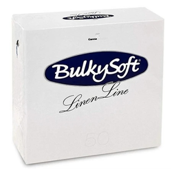 BulkySoft Linen Line Airlaid salveta bela 40x40cm 50/1 1sl (pak) ( 122-C32396E10 )