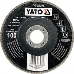YATO Kovinski brusilni kolut 125x22,4mm P40
