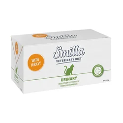 14 + 2 gratis! 16 x 100 g Smilla Veterinary Diet - Urinary puran