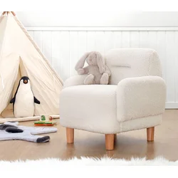 Atelier del Sofa Dečija fotelja Cobie Teddy, 49x 57 x51, Bela