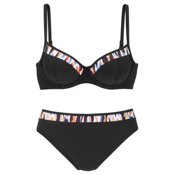 LASCANA Bikini  mešane barve / črna