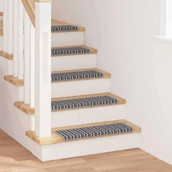 Samoljepljivi stepenasti ulošci 15 pcs Siva 65 x 21 x 4 cm