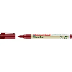 MARKER PERMANENTNI 1MM OKRUGLI VRH ECOLINE EDDING 25 CRVENI
