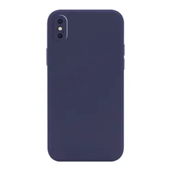 Maska Pastel za iPhone Xs Max Tamno, Plava