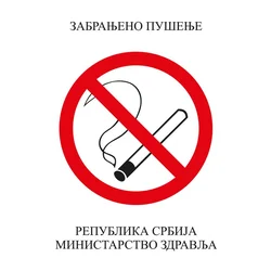 Nalepnica A7 Zabranjeno pušenje 9
