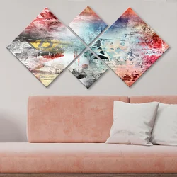 Wallity Slika 4MDF13964008, 60x115 cm, 4 dela