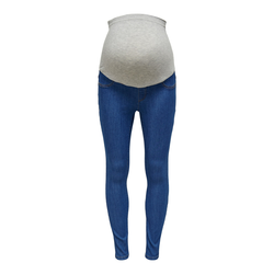 Only Maternity Jeans pajkice Rain Life, modra
