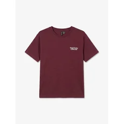 VERO MODA Majica VMPAULINA THEA vinsko rdeča/bela