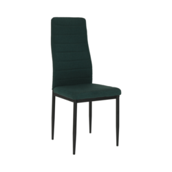 eoshop stol, smaragdno snov/črna kovina, COLETA NOVA