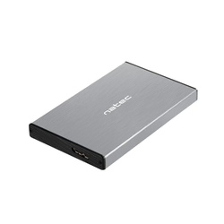 RHINO GO, HDD/SSD External Enclosure 2.5, SATA III, USB3.0, Aluminium, Grey ( NKZ-1281 )