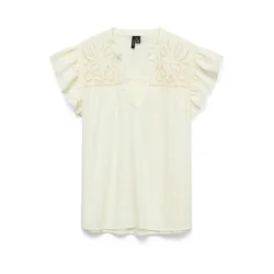 Vero Moda Bluza Line 10347292 Bela Regular Fit