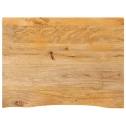 Stolna ploča sa živim rubom 90x60x2,5 cm od masivnog drva manga