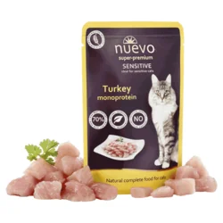 Nuevo Vlažna hrana za mačke Monoprotein Grain Free, Ćuretina, 80 g
