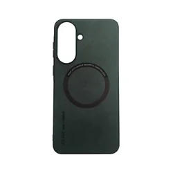 Silikonska futrola OLGE Magnetic Samsung S26 ZELENA