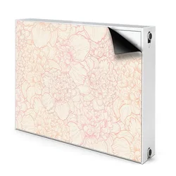tulup.si Pokrov radiatorja Roza peonije 100x60 cm