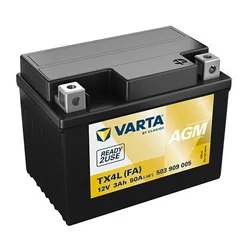 Varta Powersports AGM Active TX4L 12V 3Ah (integrated)