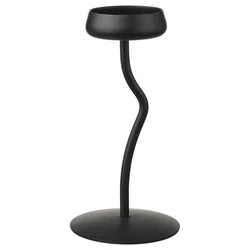 SILVERPÄRON Držalo za svečo, črna, 24 cm