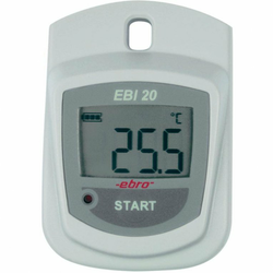 ebro Kalib. ISO-UreÄ‘aj za pohranu podataka temperature Ebro EBI 20-T1, 1 kanal, -30 do +60 °C, 0,1 °C 1601-0042