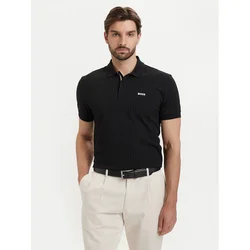 BOSS Polo majica Pl Goc Birdie 3 50559355 Črna Regular Fit