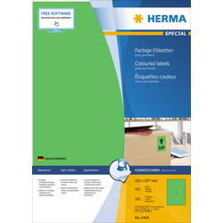 Herma etikete 210X297 A4/1 1/100 zelena ( 02H4404 )